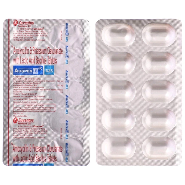 Augpen LB 625 Tablet - 1 Strip