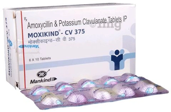 Moxikind-CV 375 Tablet - 1 Strip