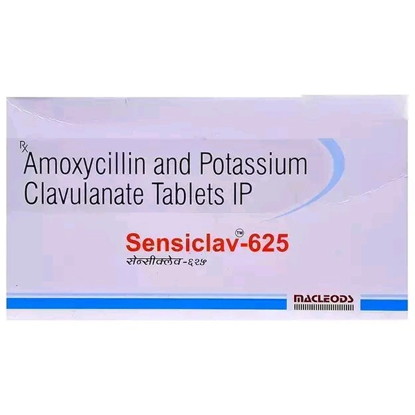 Sensiclav 625 Tablet - 1 Strip