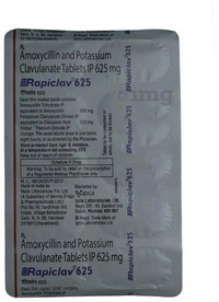 Rapiclav 625 Tablet - 1 strip