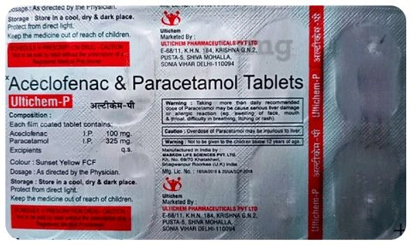 Ultichem-P Tablet - 1 strip