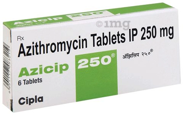 Azicip 250 Tablet - 1 Strip