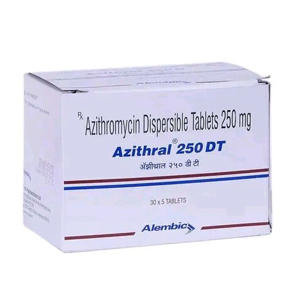 Azithral 250 DT Tablet - 1 Strip