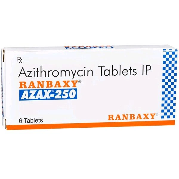 Azax 250 Tablet - 1 Strip