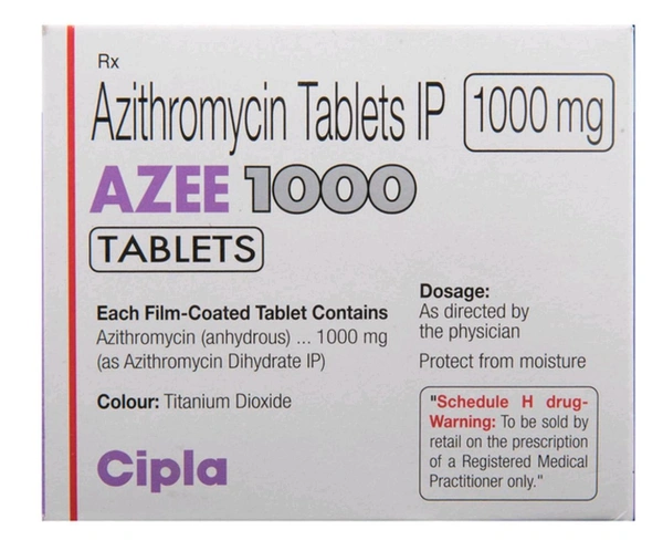 Azee 1000 Tablet - 1 Strip