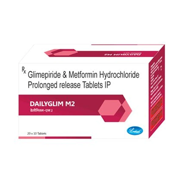Dailyglim M2 Tablet  - 1 Strip