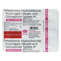 Dailyglim M2 Tablet  - 1 Strip