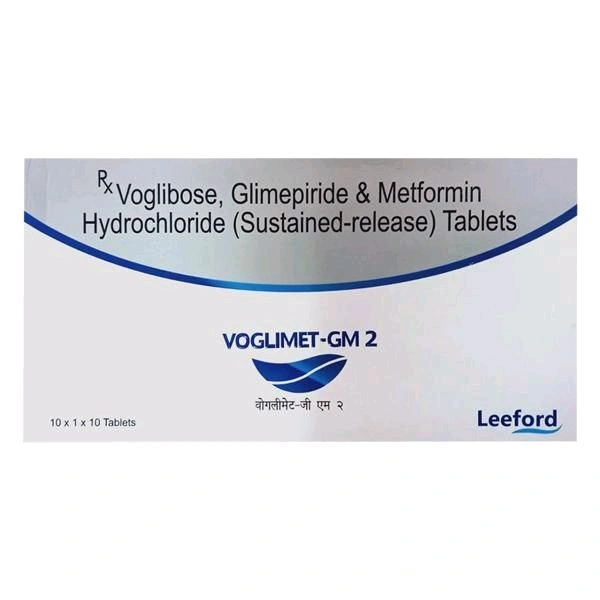 Voglimet-GM 2 Tablet  - 1 Strip
