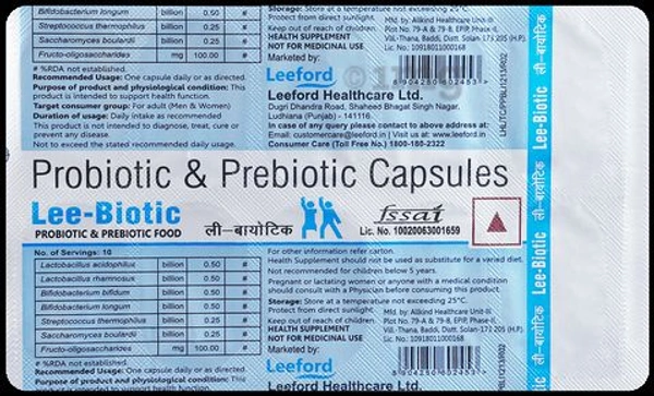 Lee-Biotic Capsule  - 1 Strip