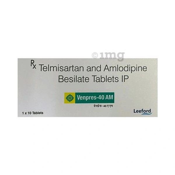 Venpres 40 AM Tablet - 1 Strip