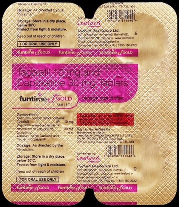 Funtime XT Gold Tablet - 1 Strip