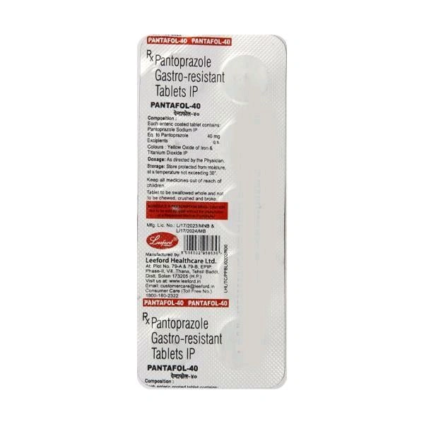 Pantafol 40mg Tablet - 1 Strip