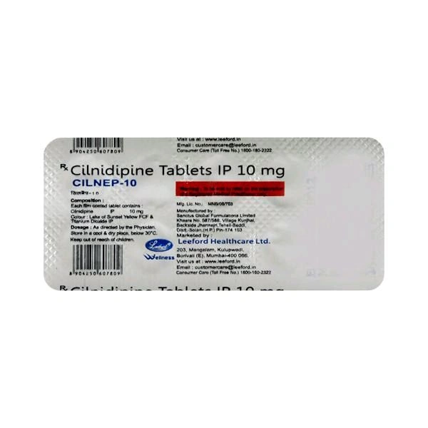 Cilnep 10 Tablet - 1 Strip