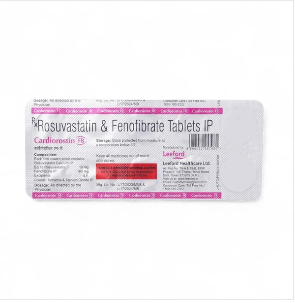 Cardiorostin FB Tablet - 1 Strip