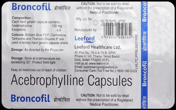 Broncofil  Capsule - 1 Strip