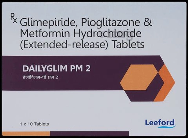 Dailyglim PM 2 Tablet - 1 Strip