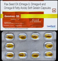 Leeford Geomax 3G with Omega 3-6-9 Capsule - 1 Strip