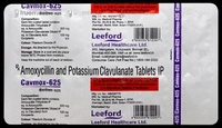 Cavmox CV 625 Tablet - 1 Strip