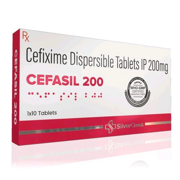 Cefasil 200 Tablet - 1 Strip