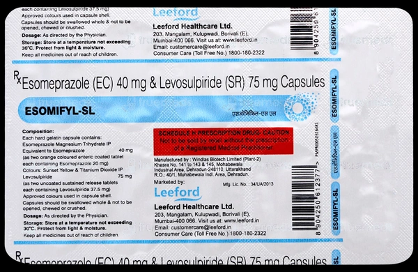Esomifyl SL Capsule  - 1 Strip