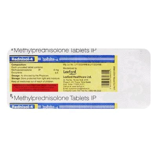 Rednisol 4 Tablet - 1 Strip