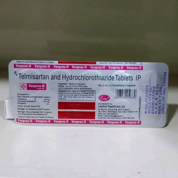 Venpres-H  Tablet - 1 Strip