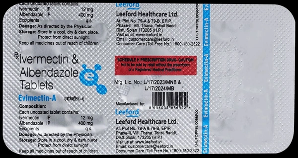 Evimectin-A Tablet - 1 Strip