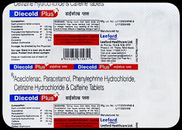 Diecold Tablet - 1 Strip