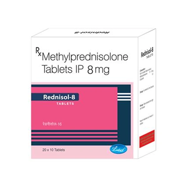 Rednisol 8 Tablet - 1 Strip