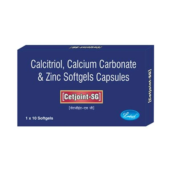 Cetjoint SG Soft Gelatin Capsule - 1 Strip