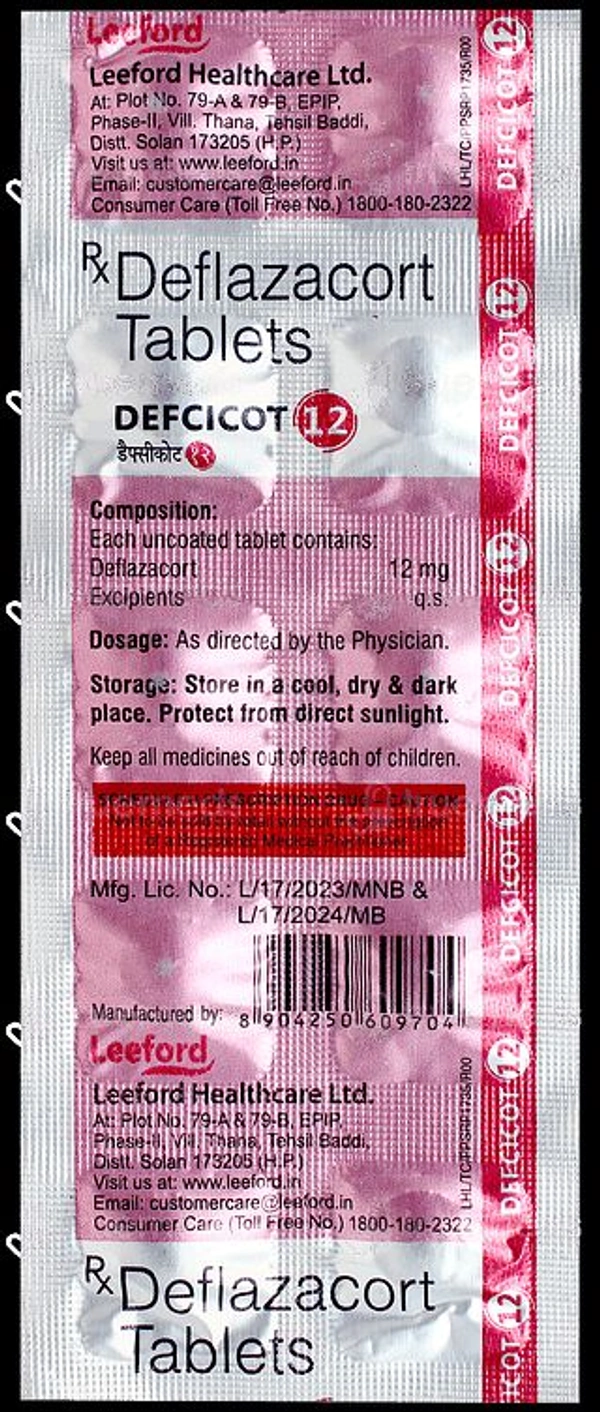 Defcicot 12 Tablet  - 1 Strip