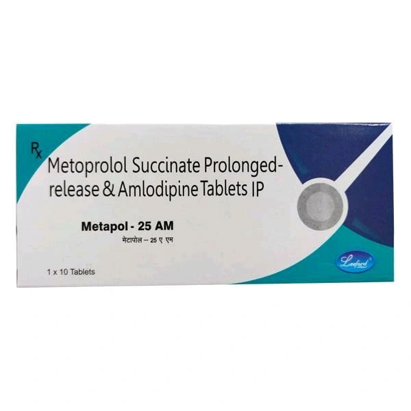 Metapol 25 AM Tablet - 1 Strip