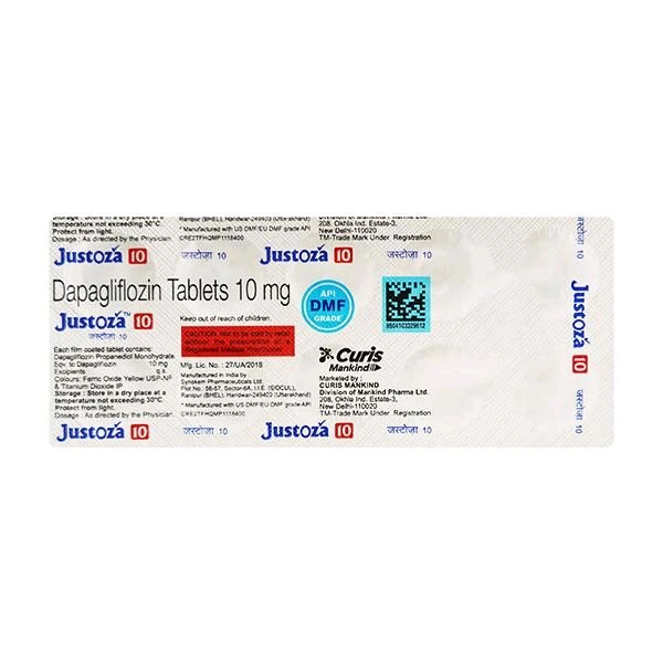 Justoza 10 Tablet - 1 Strip