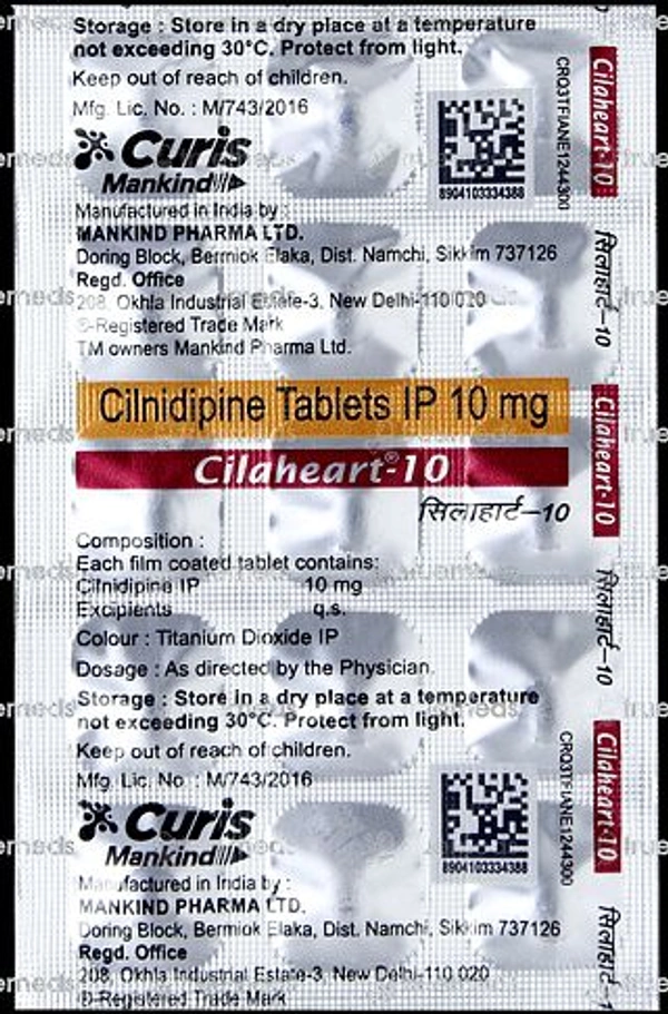 Cilaheart 10 Tablet - 1 Strip