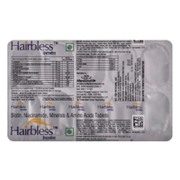 Hairbless Tablet  - 1 Strip
