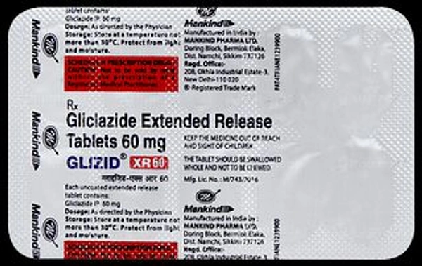 Glizid-XR 60 Tablet - 1 Strip