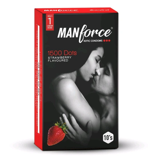 Manforce 1500 Dots Xotic Condom  - 1 Piece