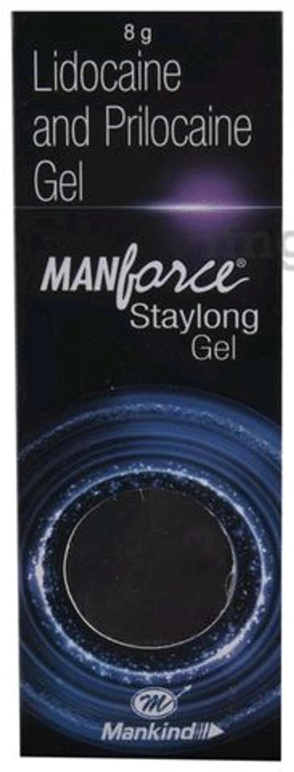 Manforce Lidocaine & Prilocaine Staylong Gel tube of 8 gm Gel - 1 Tube