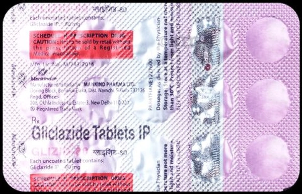 Glizid 80 Tablet - 1 Strip