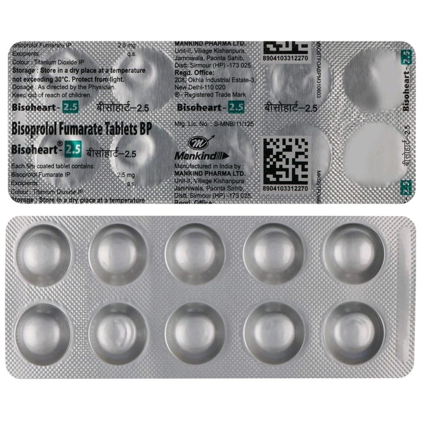 Bisoheart Tablet - 1 Strip