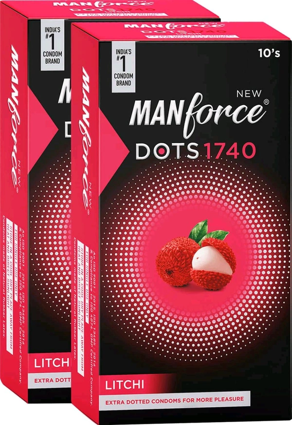 Manforce Dots 1740 Condom  - 1 Piece