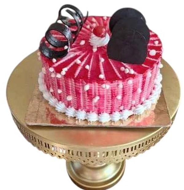 Pink Fantcy Cake  - 500 Gm