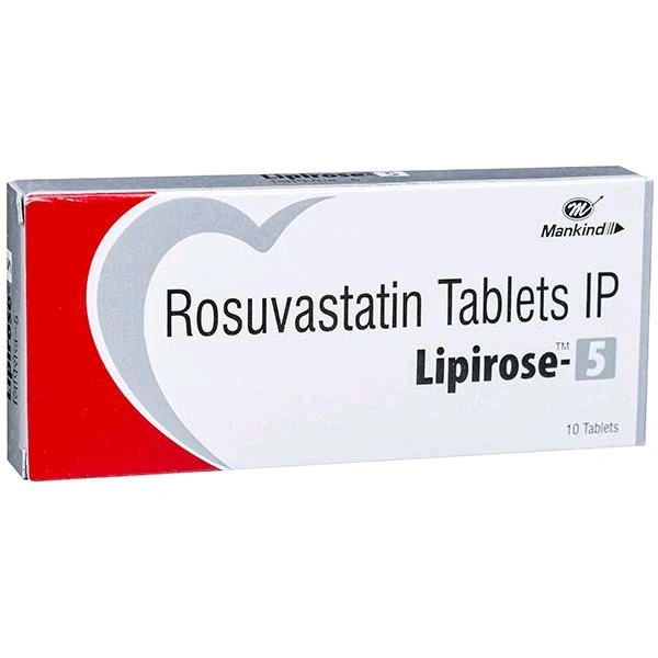Lipirose 5 Tablet - 1 Strip