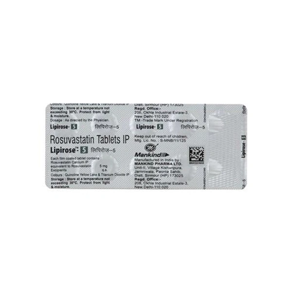 Lipirose 5 Tablet - 1 Strip