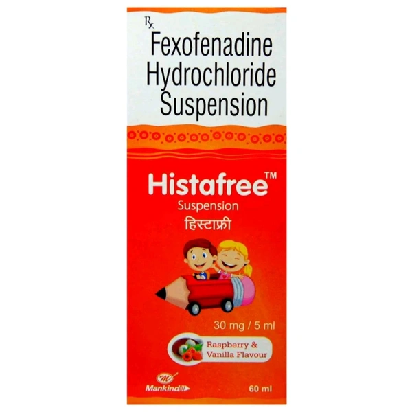 Histafree Suspension Raspberry & Vanilla  bottle  - 1 Bottle