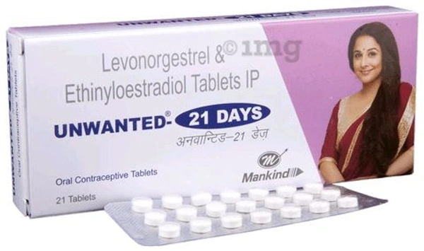 Unwanted 21 Days Tablet - 1 Strip