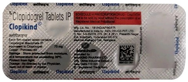 Clopikind Tablet - 1 Strip