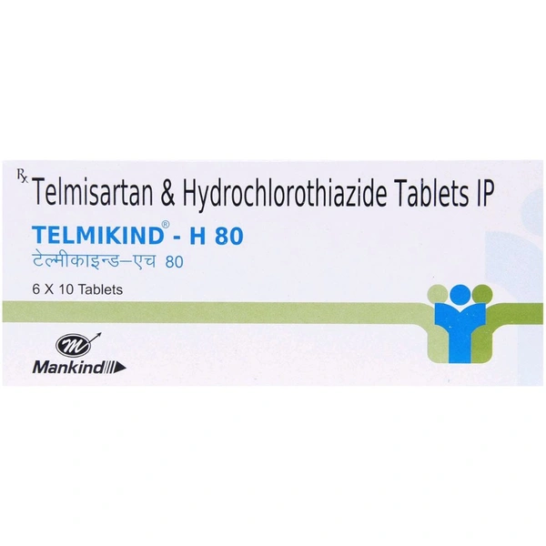 Telmikind-H 80 Tablet - 1 sTRIP