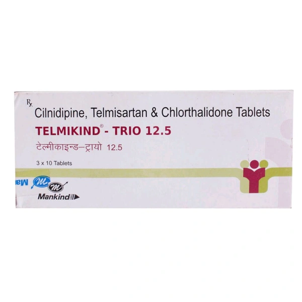 Telmikind Trio Tablet - 1 Strip