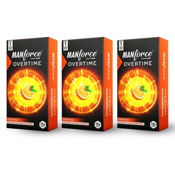 Manforce Overtime Condom  - 1 Piece